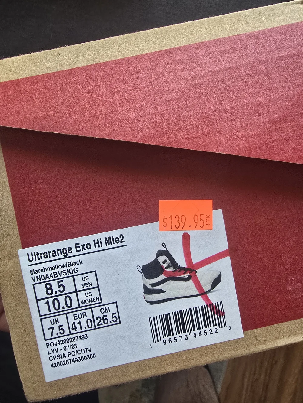 Vans All-TRac High-Top Sneakers in Cream & Black